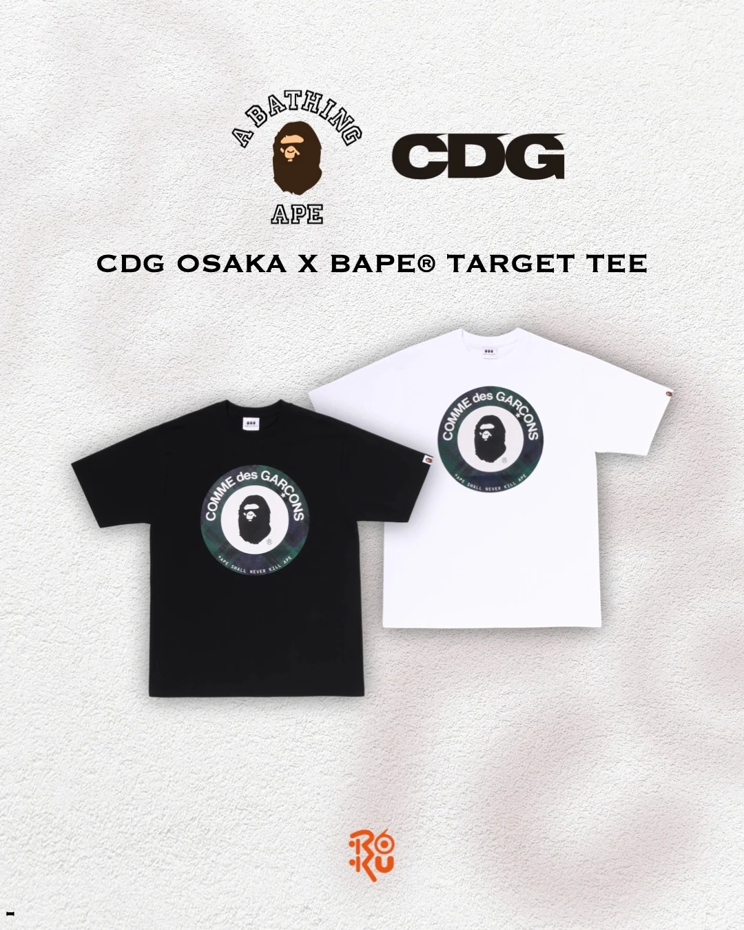 預購｜CDG OSAKA X BAPE® TARGET TEE