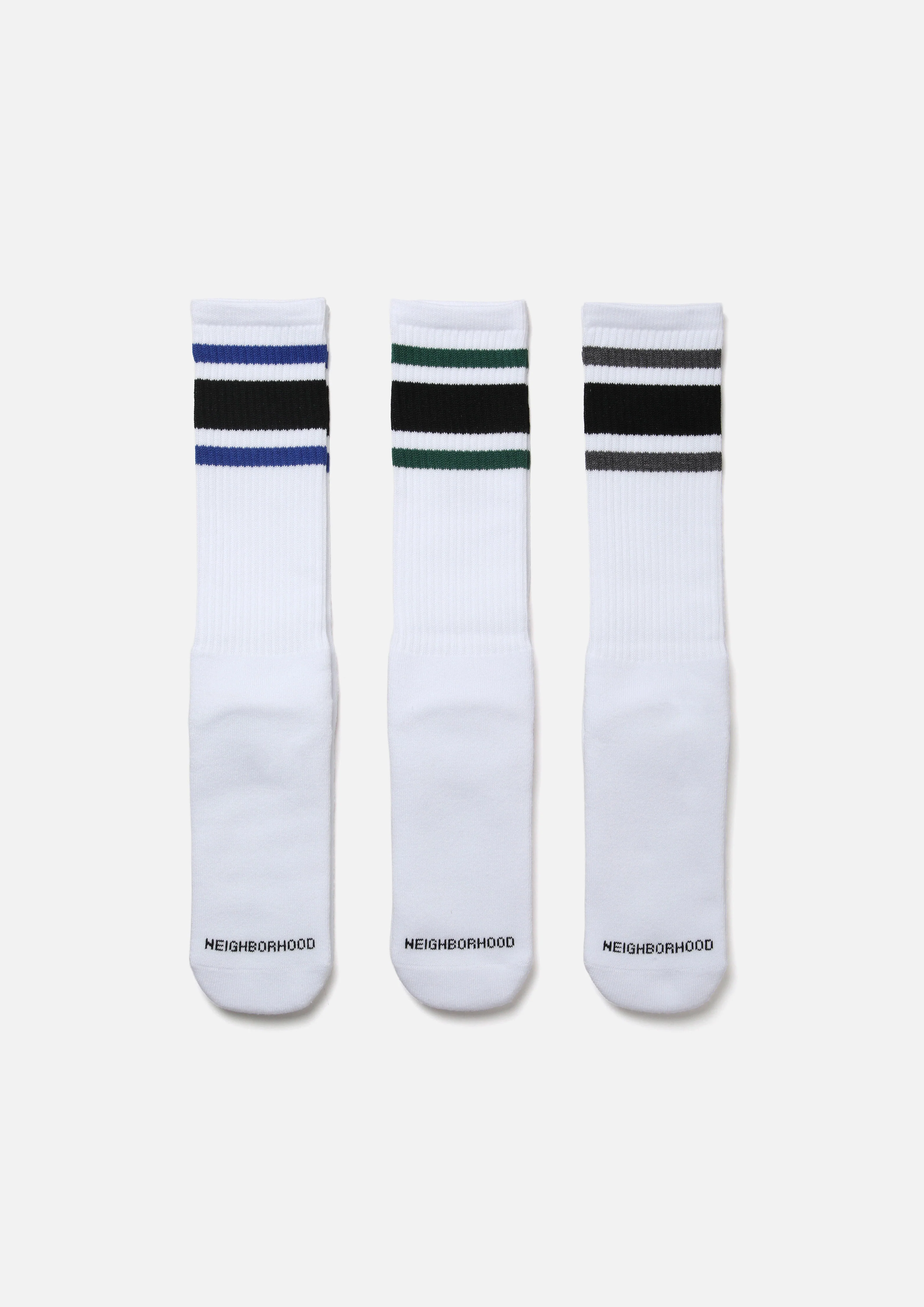 預購｜NEIGHBORHOOD 26秋冬 CLASSIC 3PACK SOCKS 262KWNH-UWM01