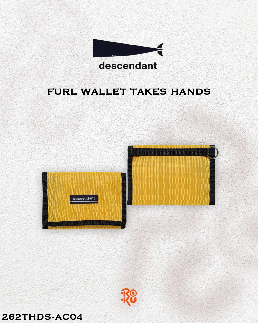 預購｜DESCENDANT 26秋冬 FURL WALLET TAKES HANDS 262THDS-AC04
