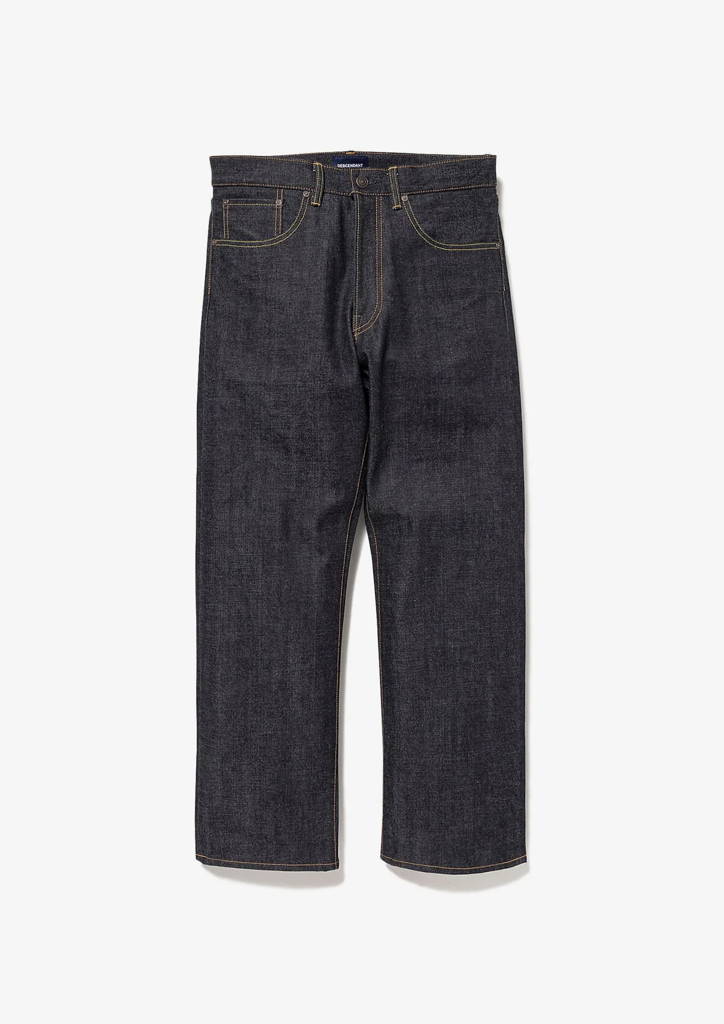 預購｜DESCENDANT 26秋冬 SUM84B DENIM TROUSERS STRAIGHT RIGID 262WVDS-PTM04 另一角度