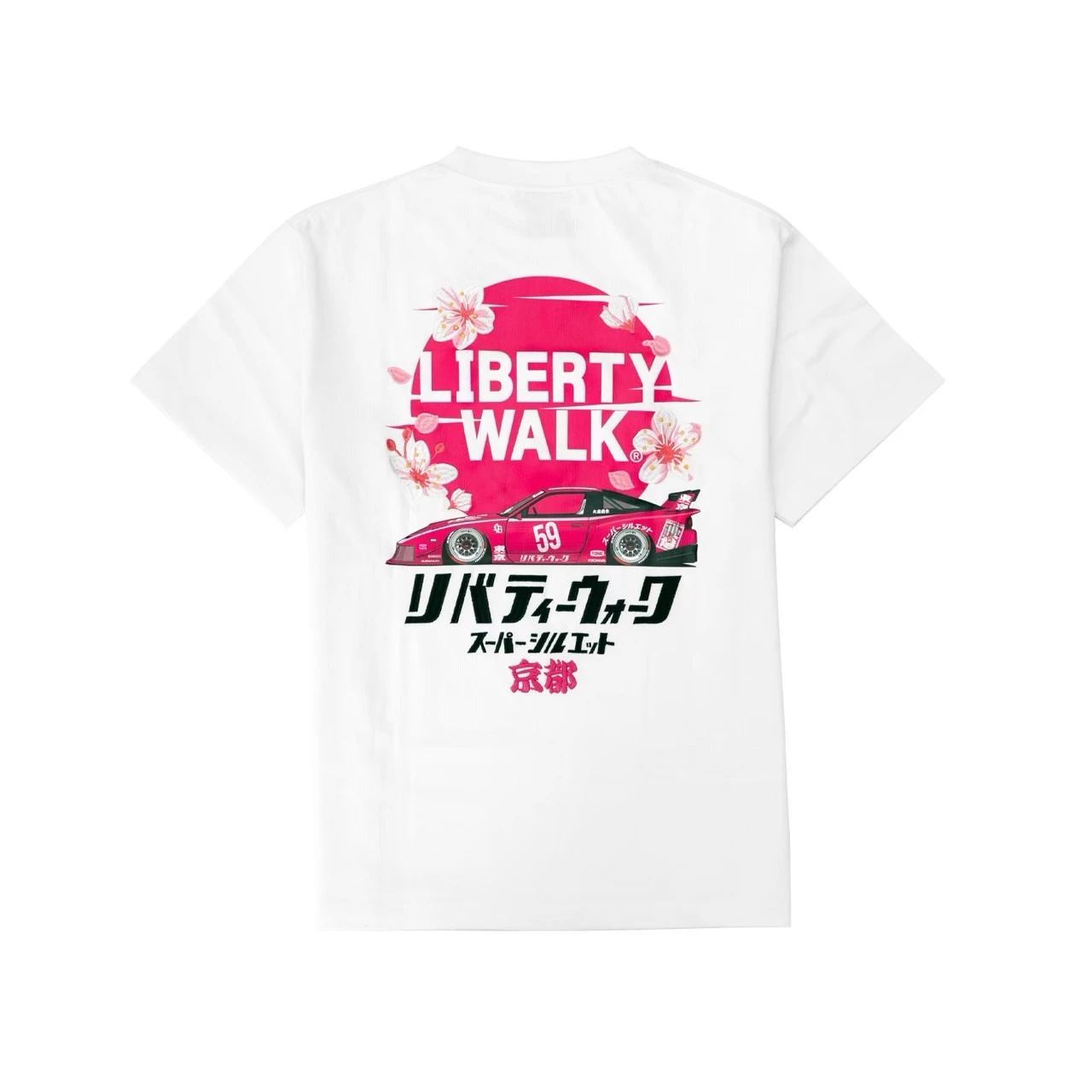 預購｜LIBERTY WALK 京都限定 櫻花跑車 TEE