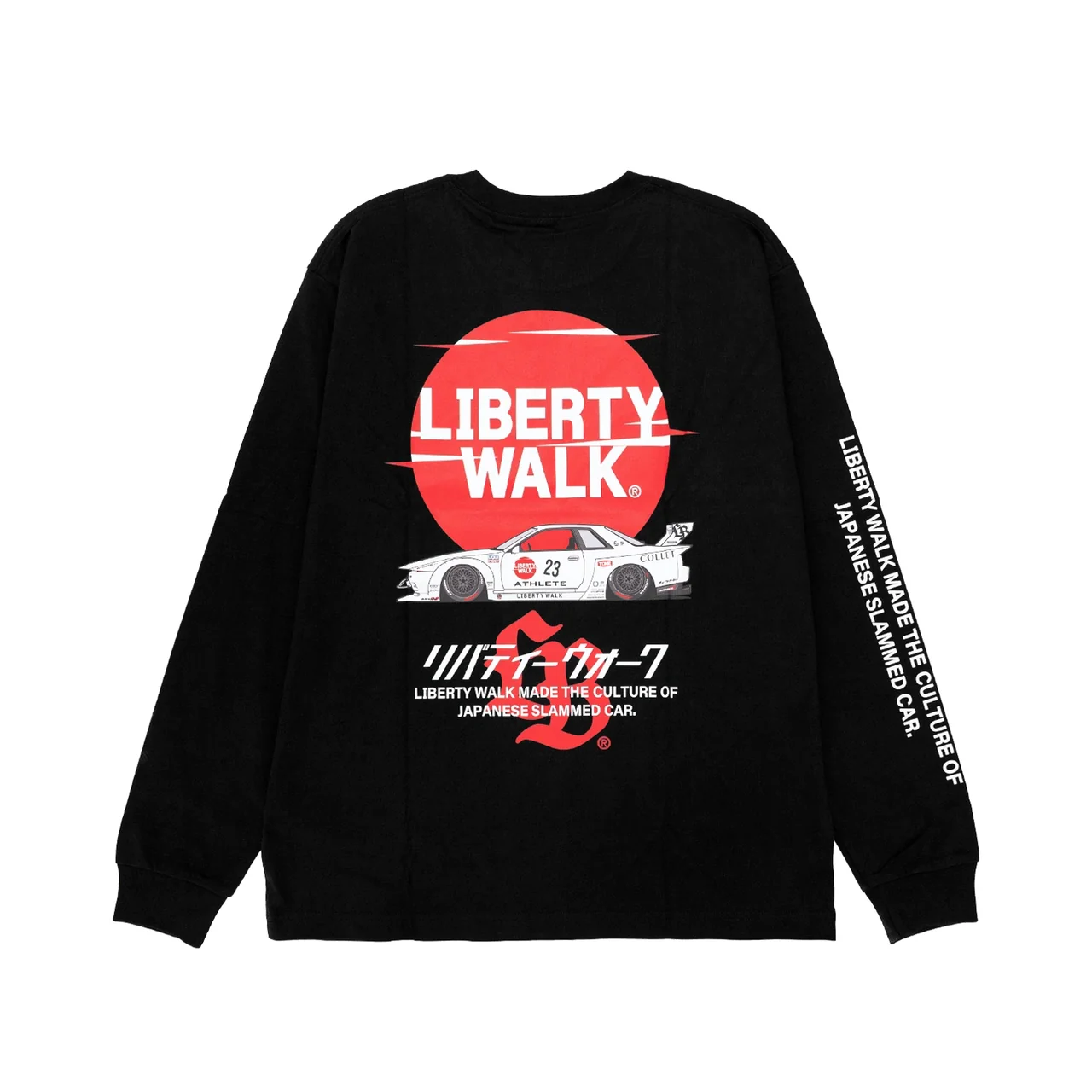 預購｜LIBERTY WALK TSUNRISE LOGO R32 LONG SLEEVE TEE