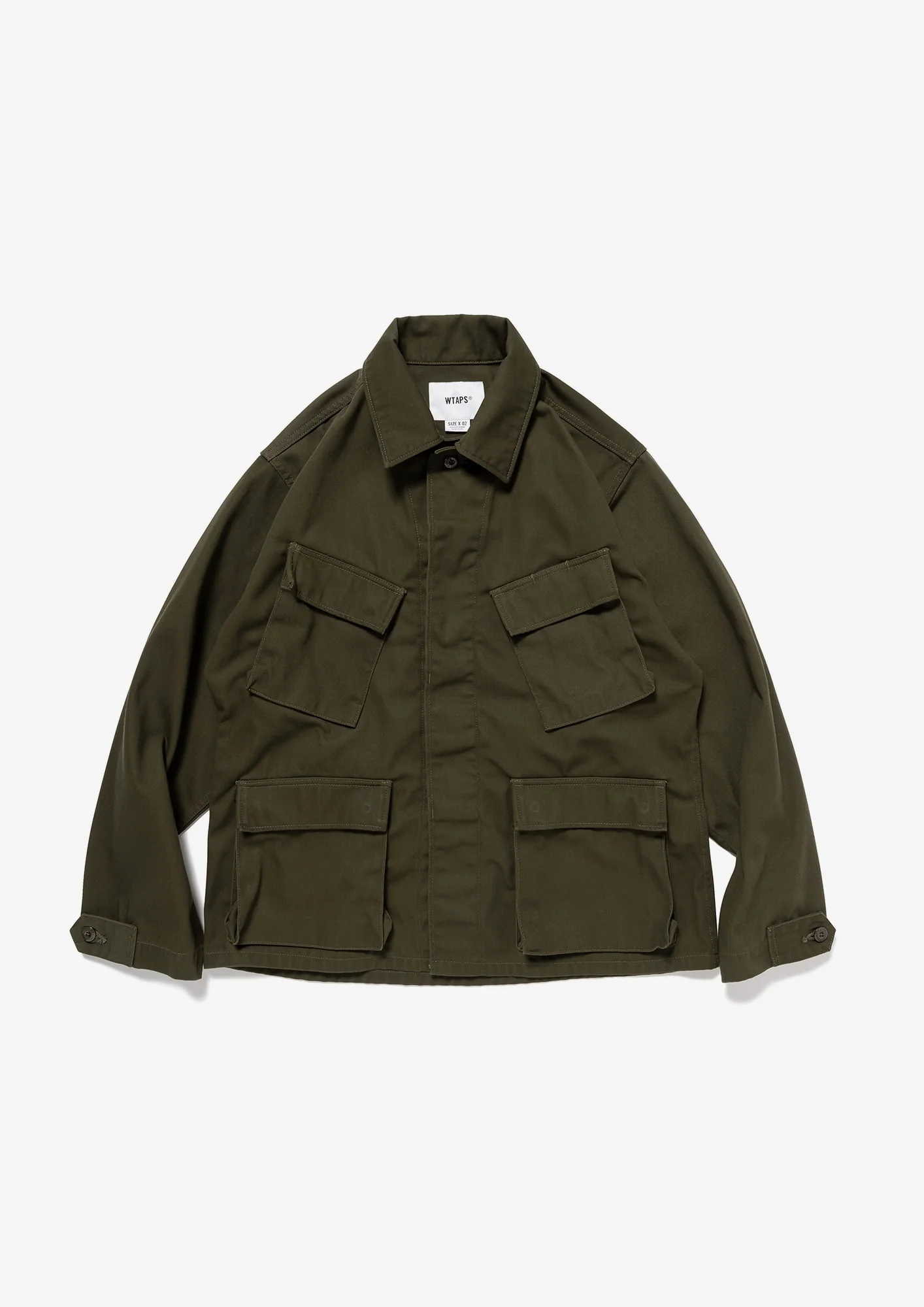 預購｜WTAPS 26秋冬 JMOD 02 / LS / CTPL. SATIN  262WVDT-SHM04
