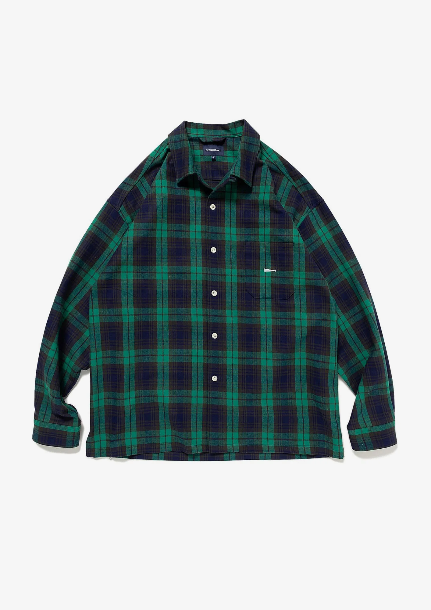 預購｜DESCENDANT 26秋冬 MILPITAS PLAID LS SHIRT