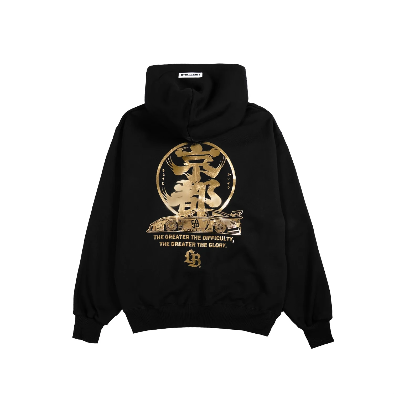 預購｜LIBERTY WALK 京都限定 KYOTO CIRCLE LOGO 180 ZIPPER HOODIE