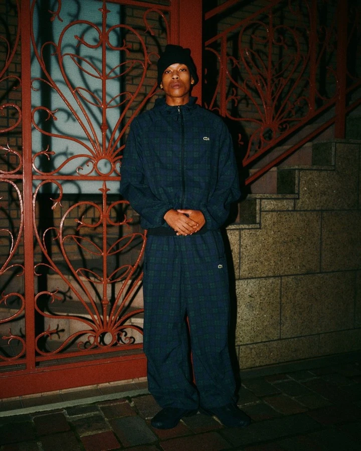 預購｜LACOSTE x BEAMS 26秋冬 Plaid Hooded Jacket 另一角度