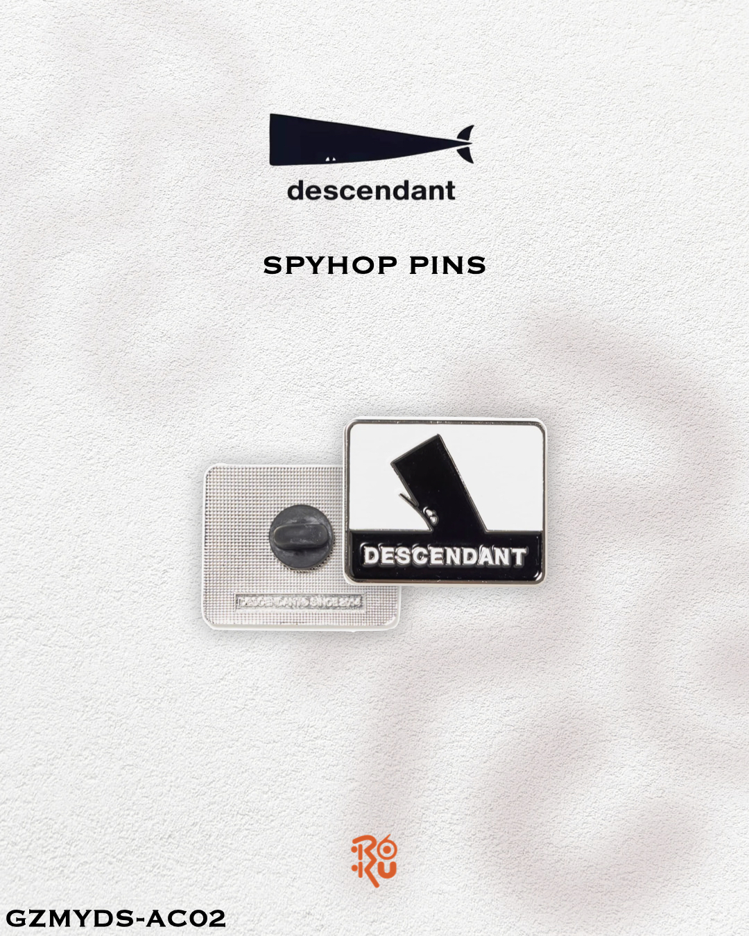 預購｜DESCENDANT 26秋冬 SPYHOP PINS GZMYDS-AC02