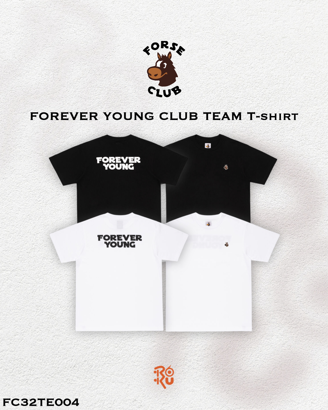 預購｜FORSE CLUB FOREVER YOUNG CLUB TEAM T-Shirt FC32TE004