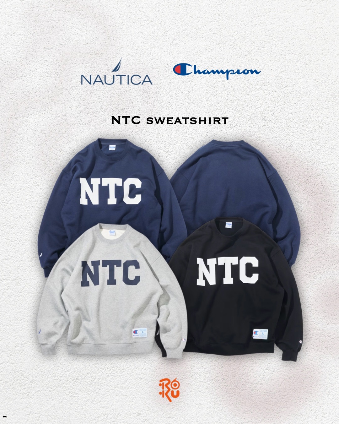 預購｜Champion × NAUTICA NTC Sweat Shirt