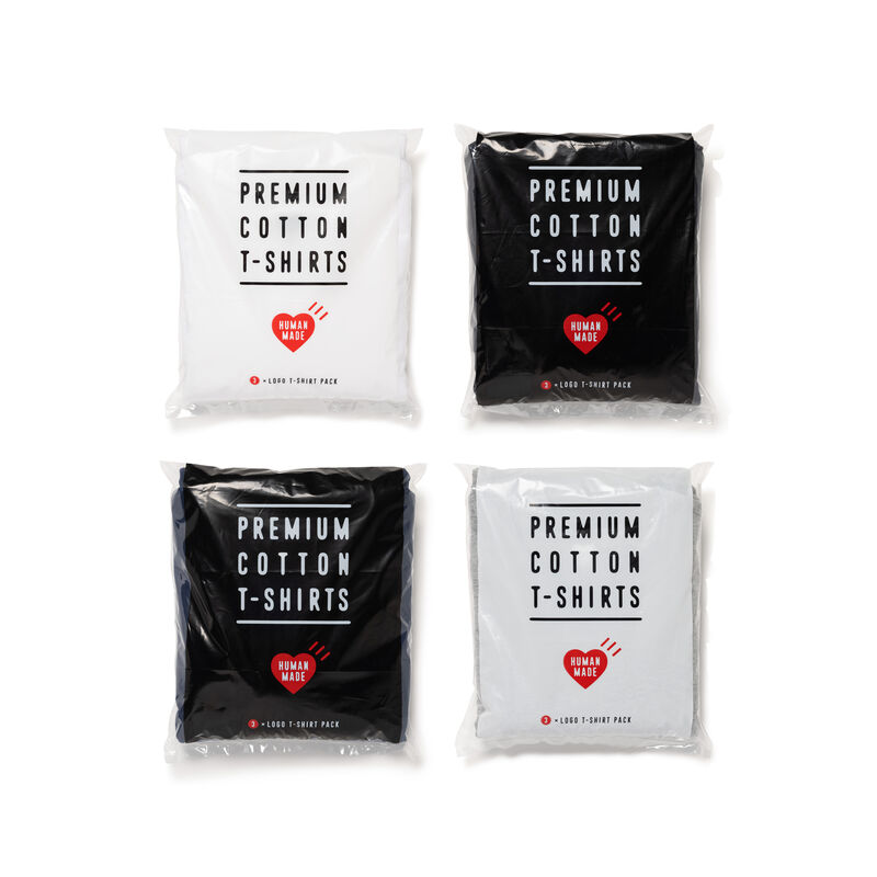 預購｜HUMAN MADE 3-PACK T-SHIRT SET（1包3件）