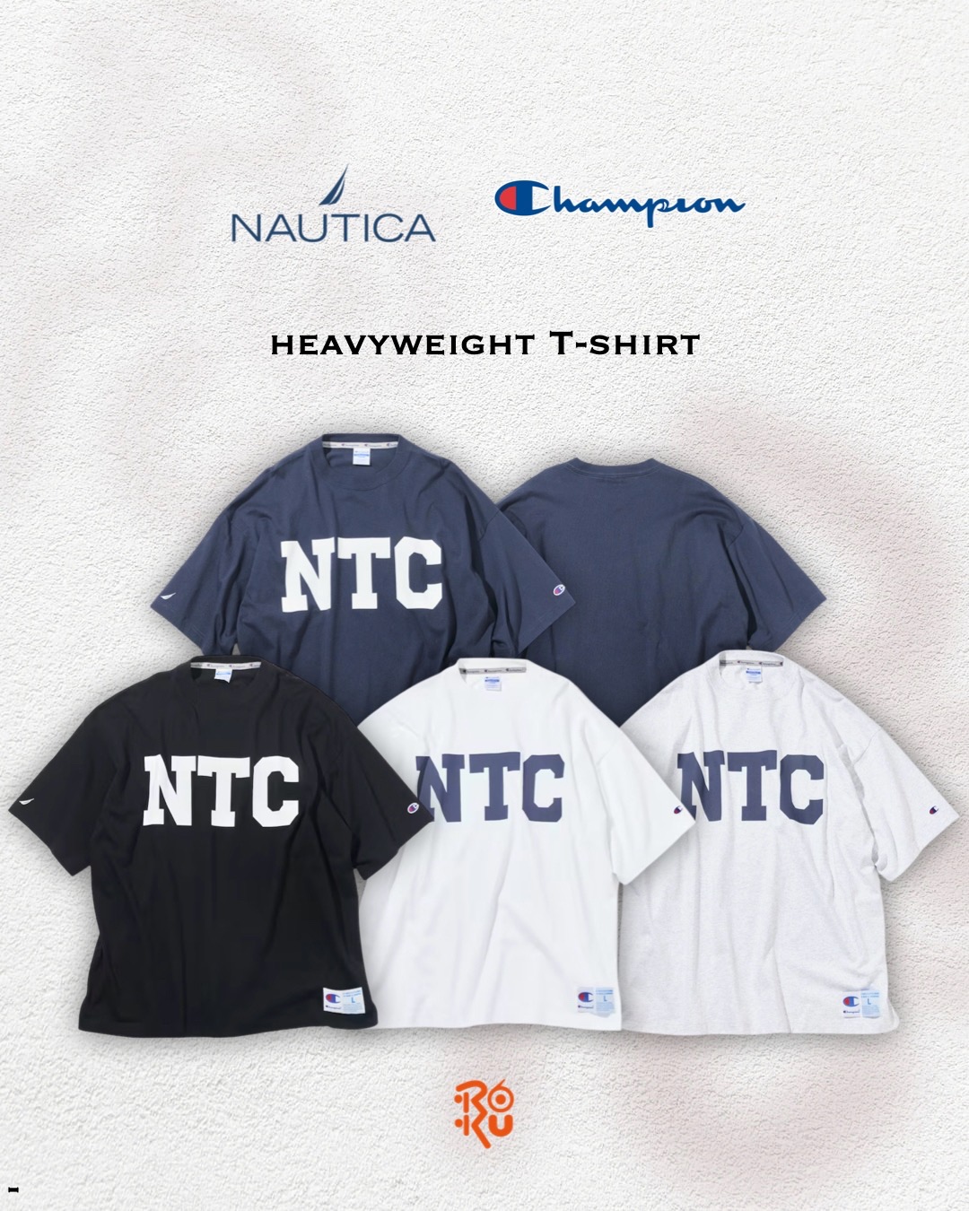 預購｜Champion × NAUTICA NTC Heavy Weight T-Shirt