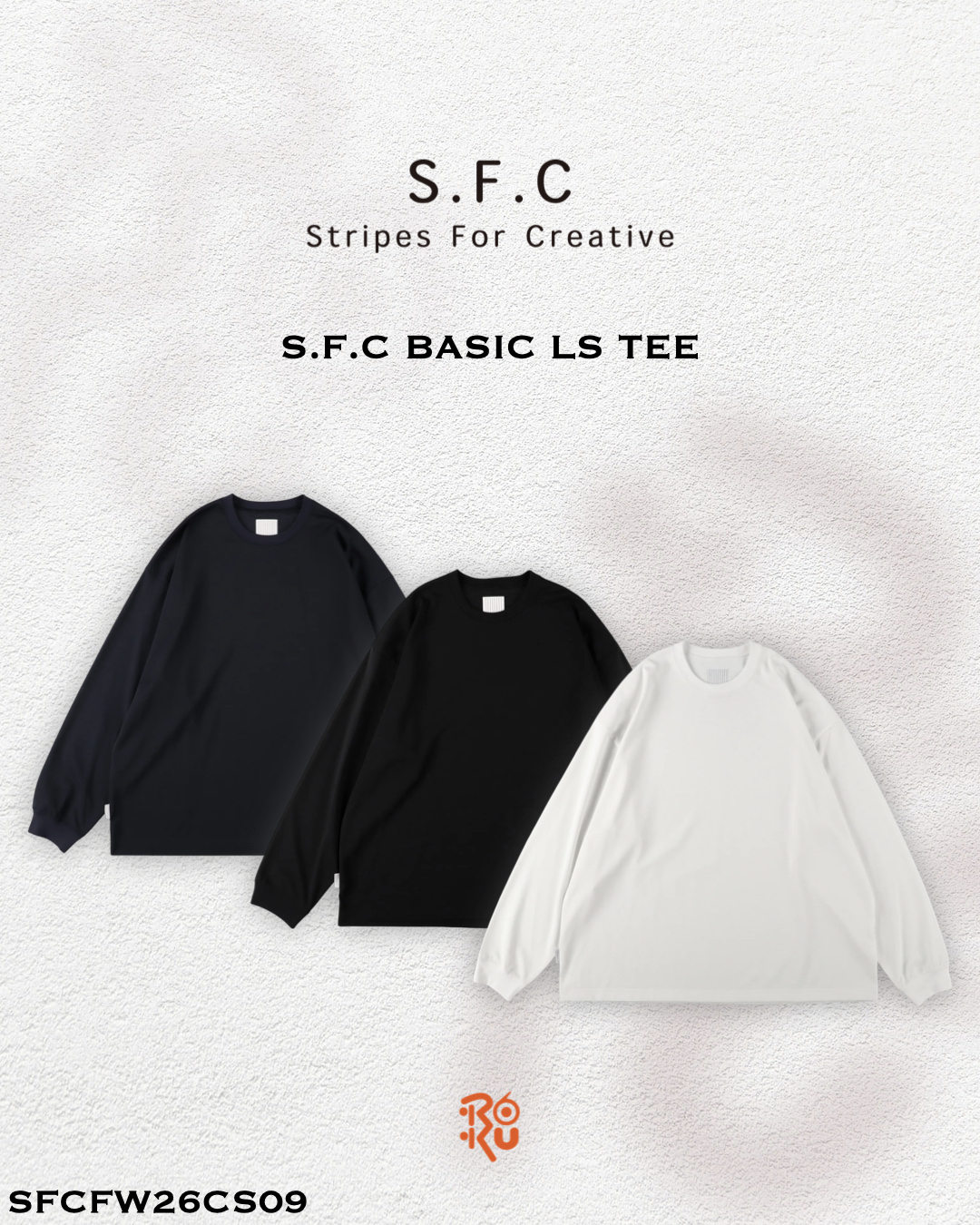 預購｜S.F.C BASIC LS TEE (TECH) SFCFW26CS09