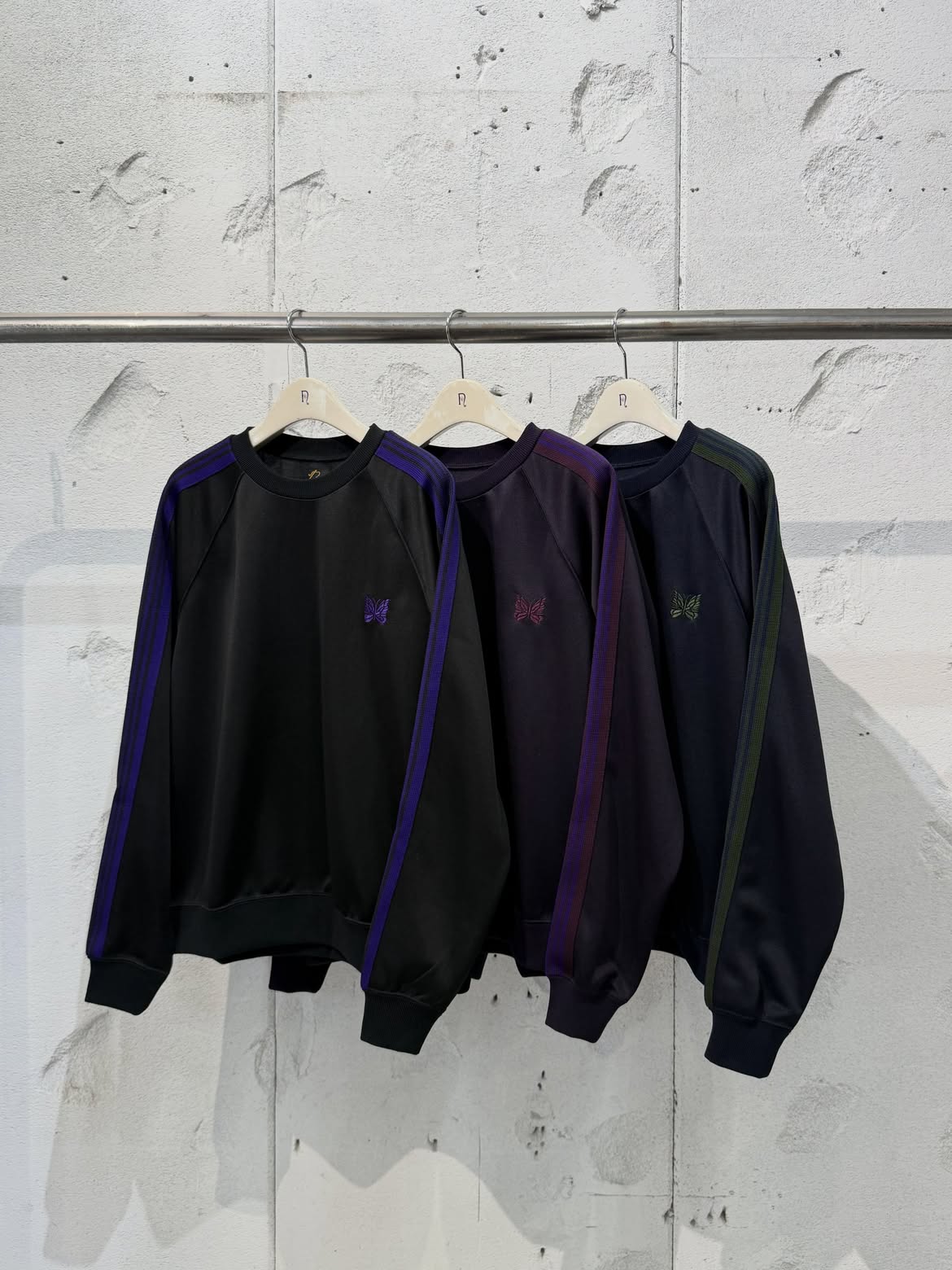 預購｜NEEDLES Track Crew Neck Shirt - Poly Smooth