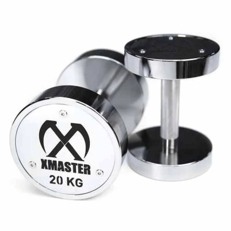 XMASTER 鍍鉻鋼啞鈴 Fixed Chrome Steel Dumbbell 
